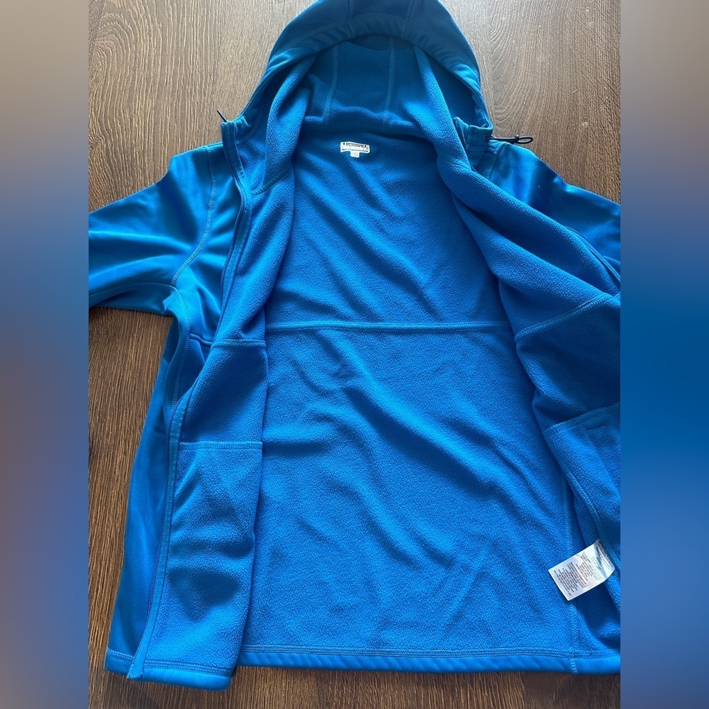 Men's Running Room Resolution Blue Zip-Up Sweater - Size M - Picture 4 of 7
